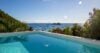 villa pool overlooking Gustavia harbor and the Caribbean Sea at luxury St Barts vacation rental