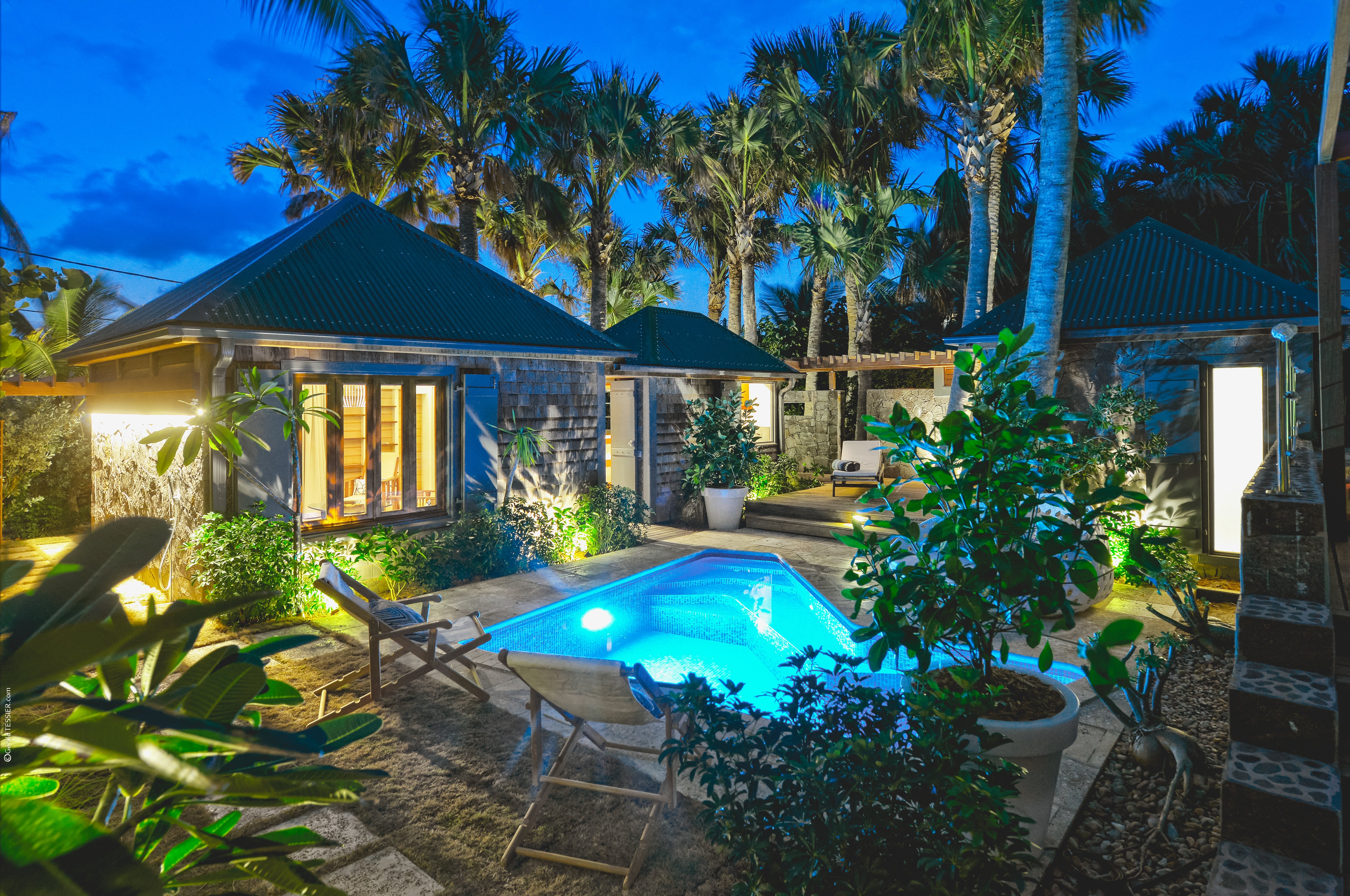 See - Palm House in Anse des Lézards, St. Barthélemy