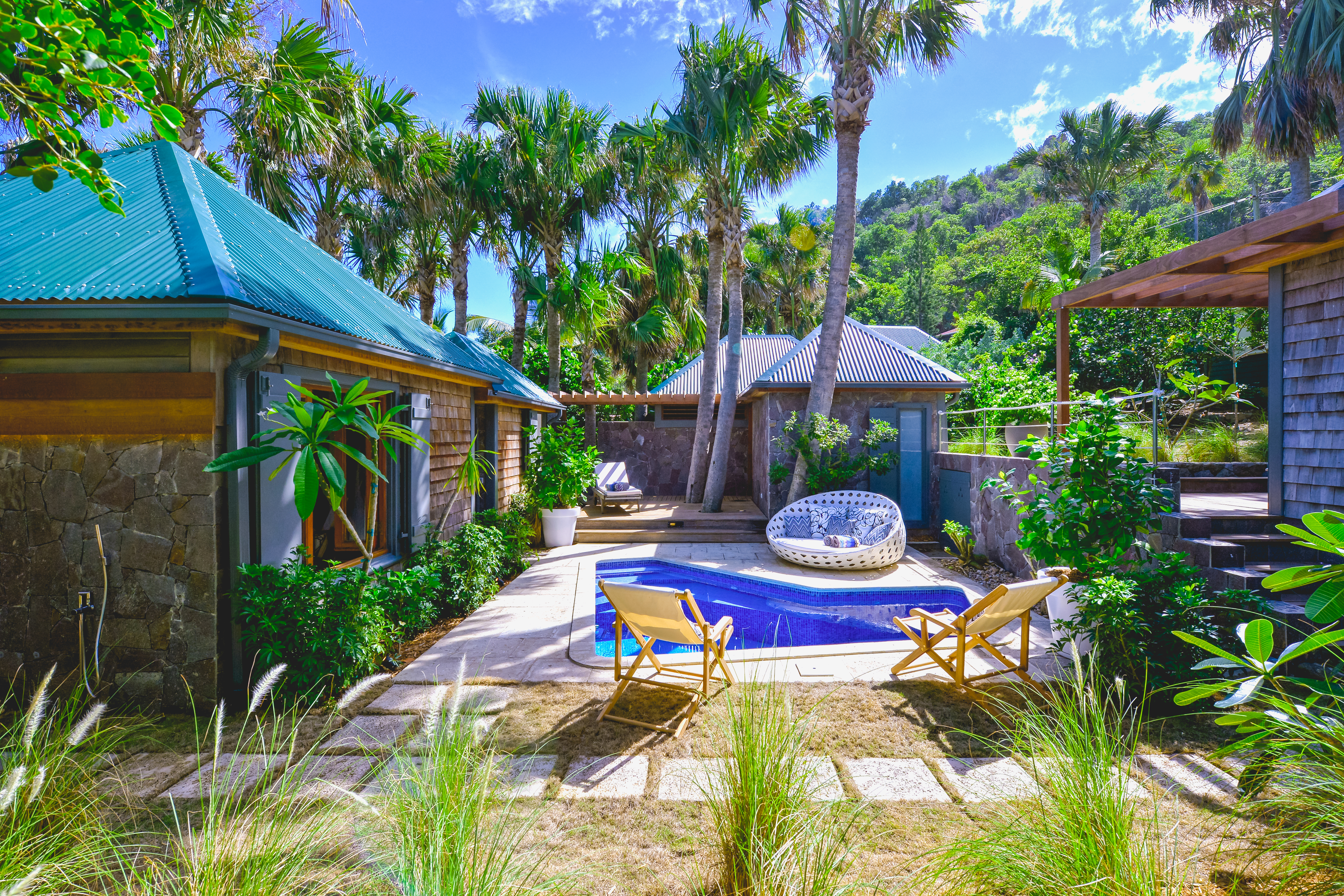 Hear - Palm House in Anse des Lézards, St. Barthélemy