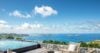 Infinity pool with panoramic Caribbean Sea views and stone terrace at a luxury villa rental in St Barts