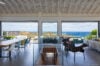 Spacious open-plan dining room with panoramic ocean views at a luxury St Barths villa rental